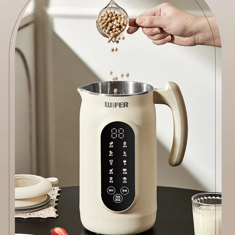 1.8L صانع حليب الصويا عصارة كهربائية 12h موعد آلة لصق الأرز التدفئة السريعة الغذاء جدار الكسارة التلقائي الدفء