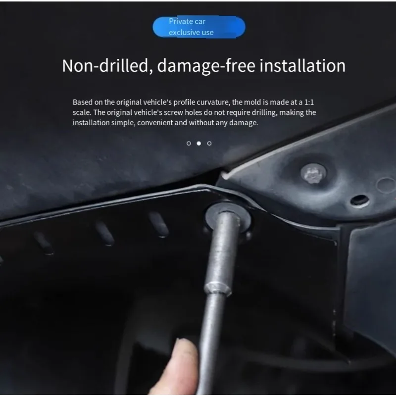 Compatible with Tesla Model Y Juniper 2025 Coolant Line Skid Plate Chassis Armor Protection Condenser Guard