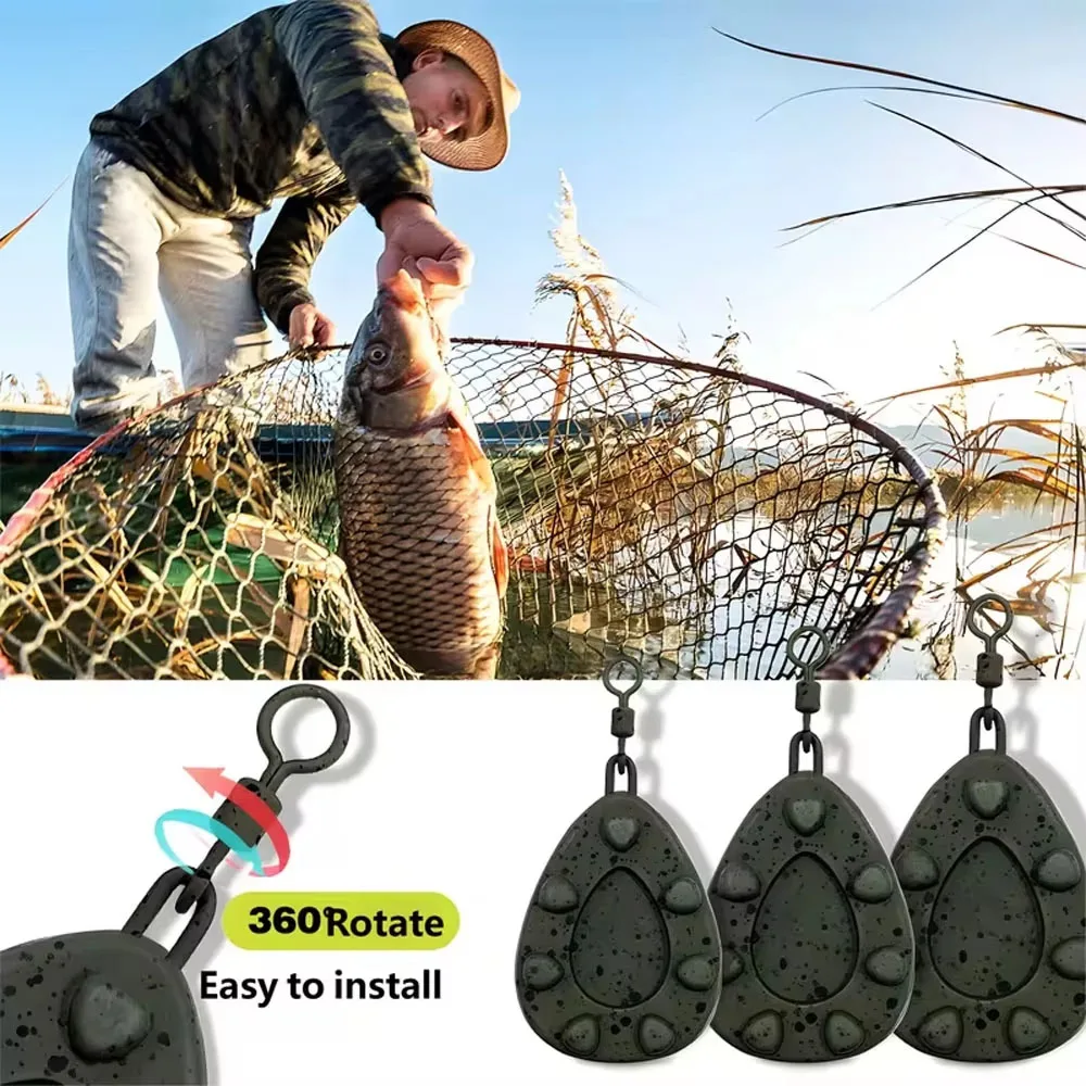 2 Stück spezialisierter Drehgelenk mit erhöhten Schichten für das Karpfenangeln – robuste, professionelle Angelausrüstung, Opti in mehreren Größen – Detail 5