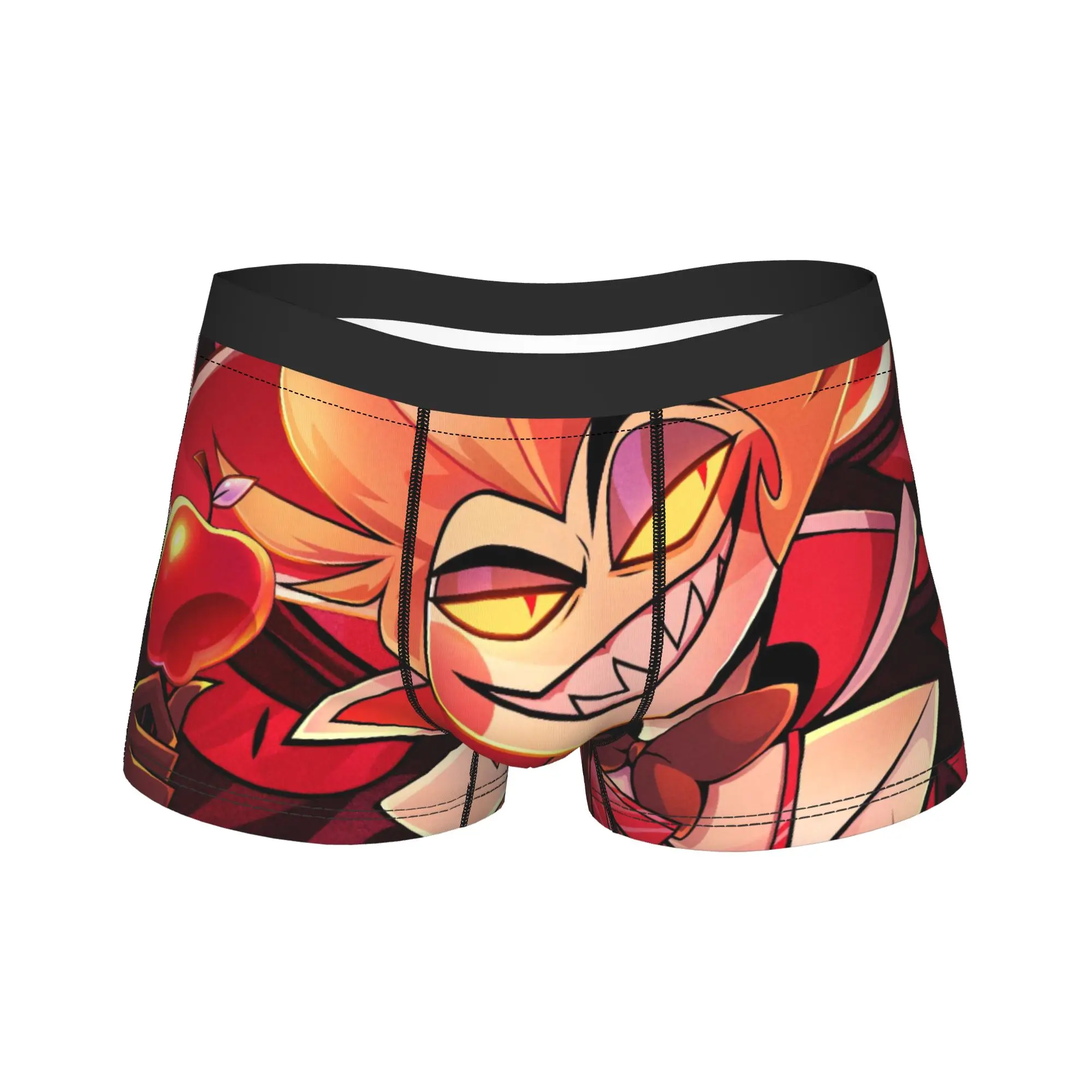 

Мужские отели с героями мультфильмов, длинное нижнее белье, трусы-боксеры с юмором, шорты, мужские трусы из полиэстера, большие размеры