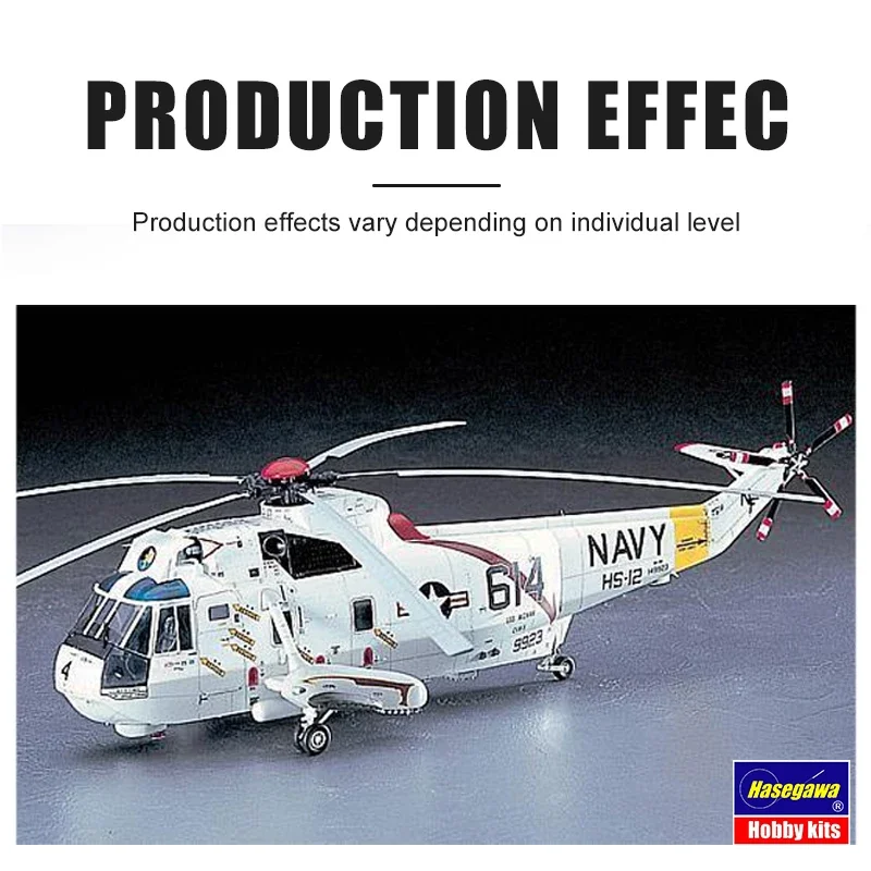 Hasegawa Aircraft Model Kit 07201 SH-3H Sea King Helicopter 1/48