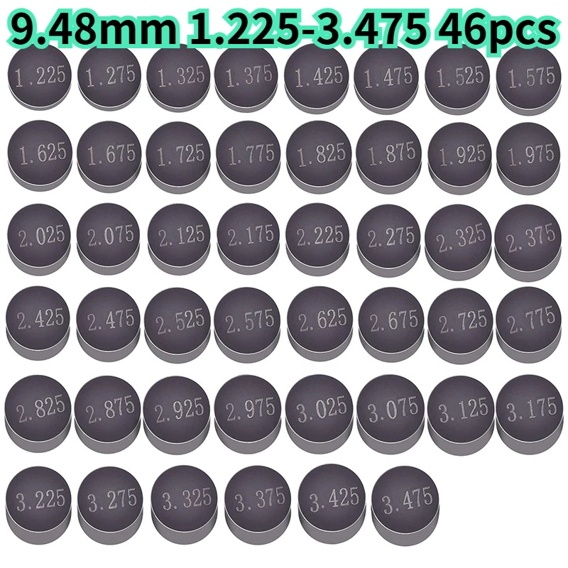 Für Suzuki Honda Yamaha Kawasaki Motorrad Einstellbare Ventilscheiben-Dichtung 7,48mm 9,48mm 8,85-8,9 10mm 1,2-4,0 1,225-3,475 1,72-2,6 – Detail 8