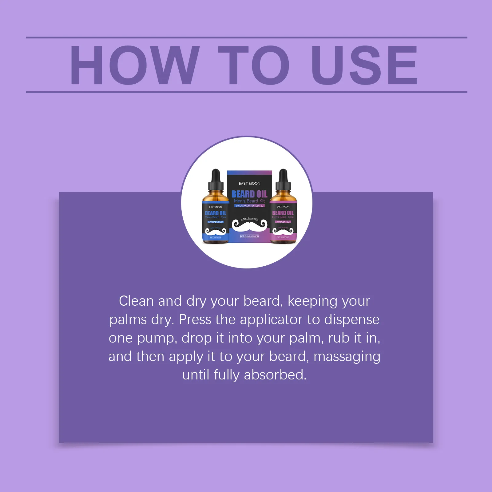 مجموعة زيوت العناية باللحية من رجل القمر الشرقي تحسين الإنزلاق وتقليل الاحتكاك وتدوم طويلاً، مجموعة هدايا عيد الميلاد الناعمة للتحكم في الزيت، مصل نمو اللحية #6