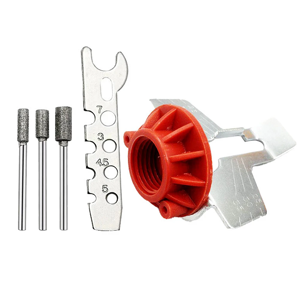 2 個のチェーンソー研磨キットチェーンソー研磨機電動チェーンソー研削ツールロータリーシャープナーチェーンマシン電動工具アクセス