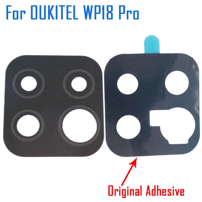 OUKITEL WP18 Pro Obiektyw tylnej kamery Nowa oryginalna szklana osłona obiektywu tylnej kamery z klejem do smartfona OUKITEL WP18 Pro