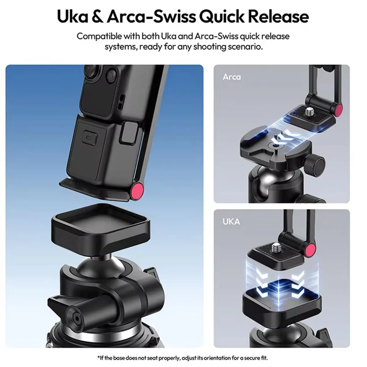 

Магнитный быстросъемный штатив MA66 для Pocket 3, складная селфи-палка-штатив со скрытым крючком для путешествий