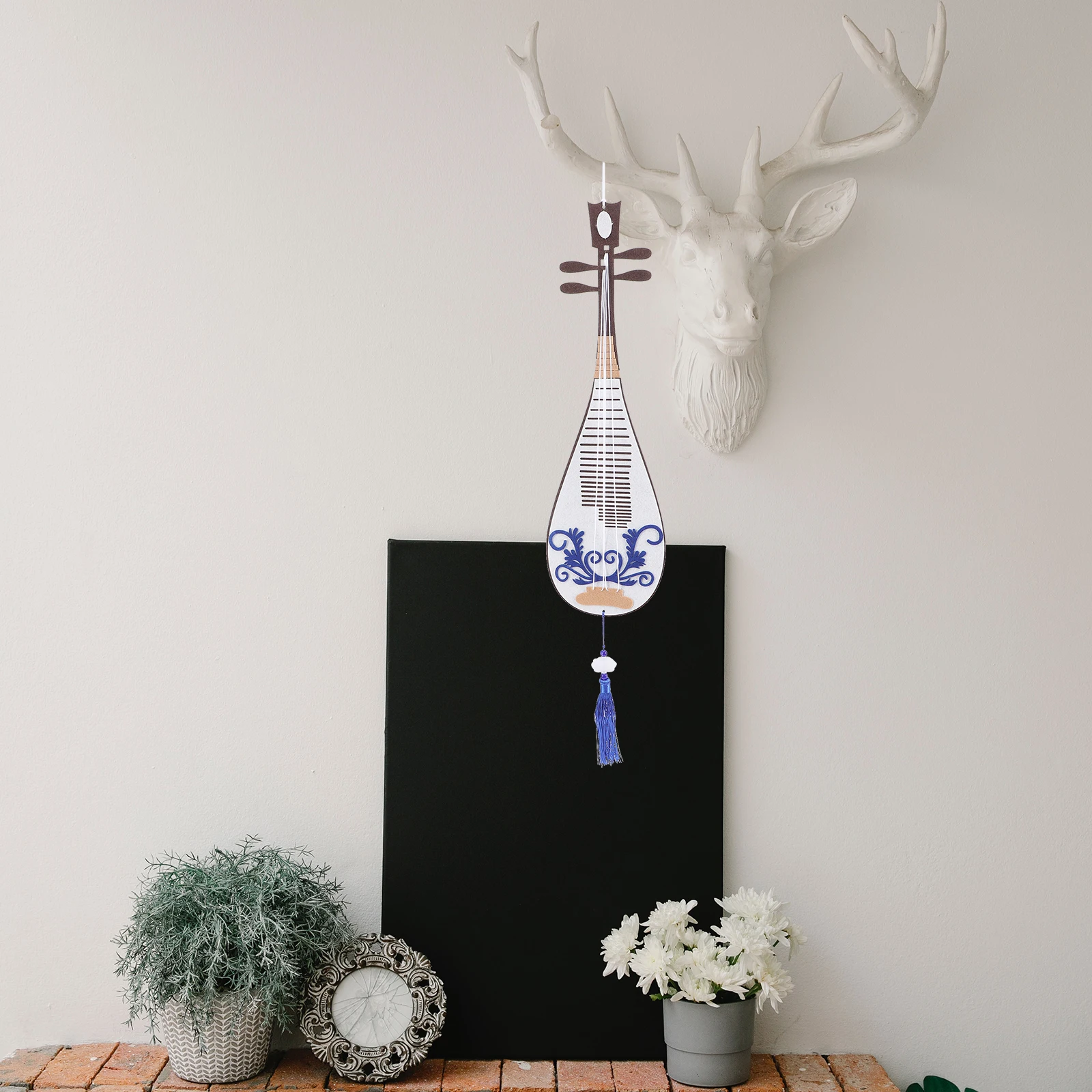 

Musical Instrument Hanging Decoration Felt DIY Wall Art Craft Kids Toy Accessories Simulated nament Home Decor