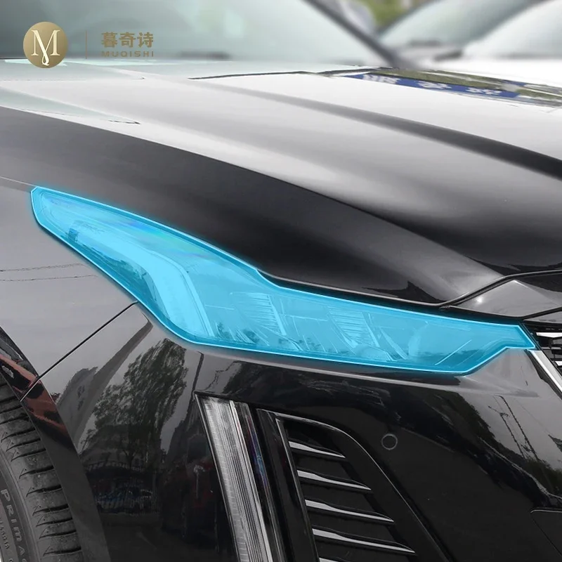 

For Cadillac CT5 2020-2023 Car Exterior PPF transparent Paint protective film TPU Anti scratch Headlamps protective film refit