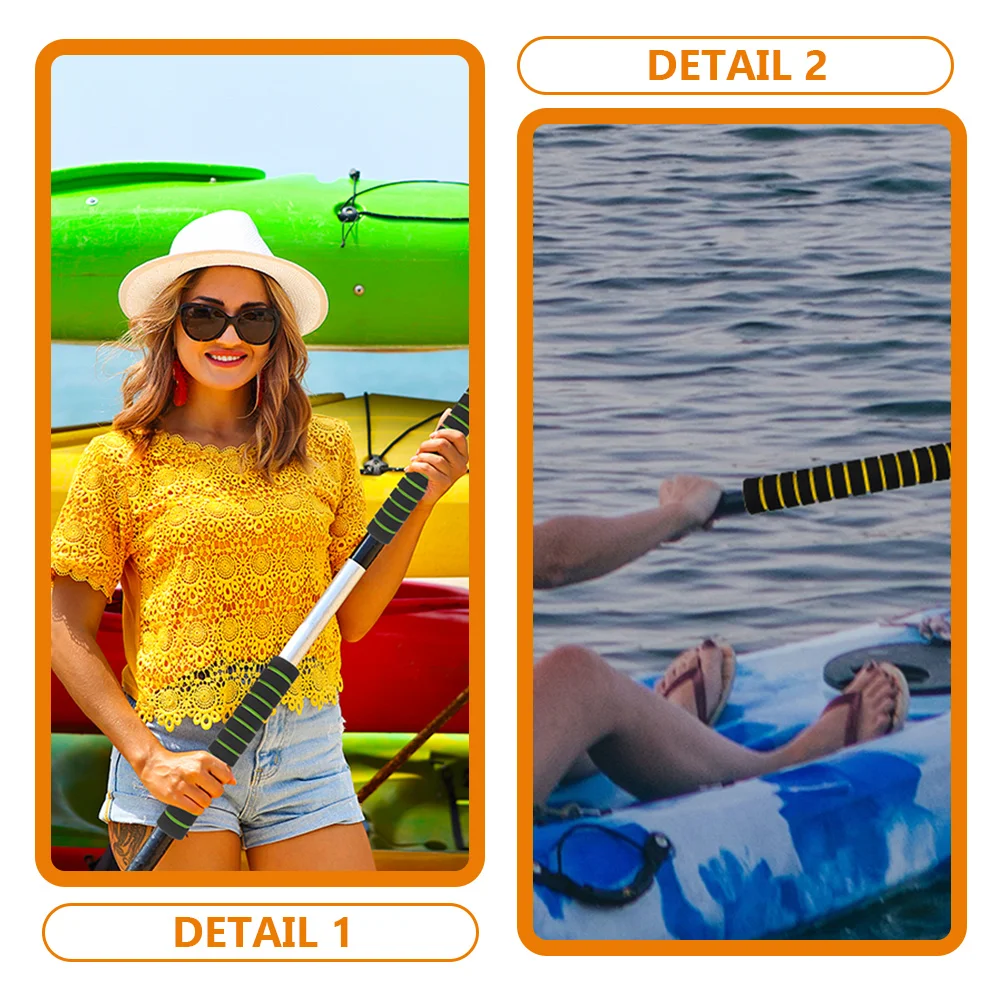 4 Pairs Anti-slip Cover for Paddle Sponge Handlebar Kayaks Canoes Grips Safety Mask Non-slip Wraps Non-skid Miss