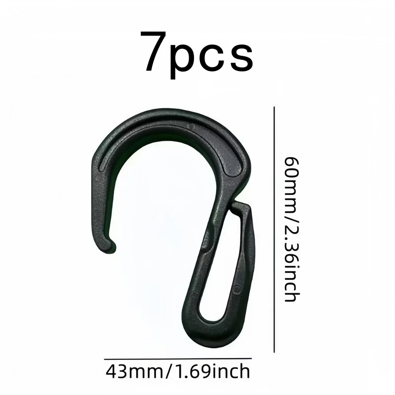 7 pcs Utility Hooks, Organize Tools in Garage, Heavy Duty and Load Bearing, Versatile, Easy to Use, for Daily Use
