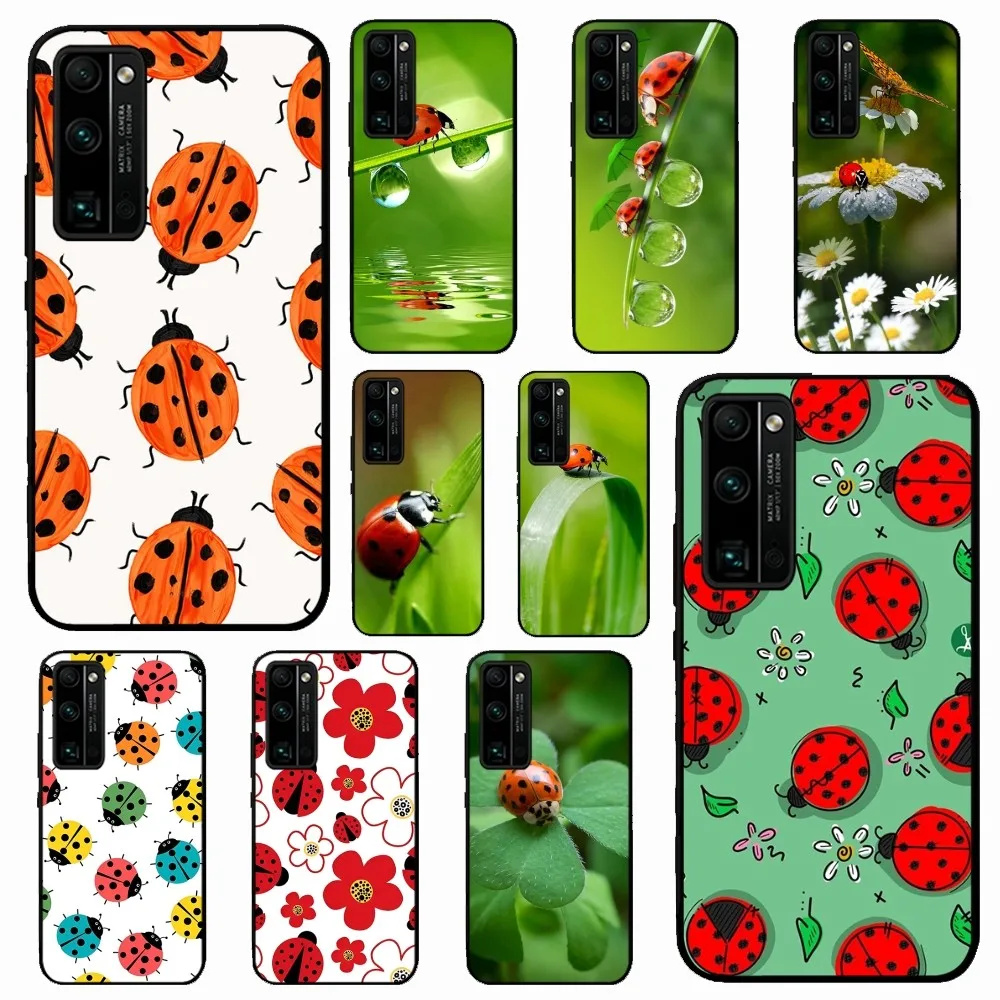 Seven Star Ladybug  Phone Case For Huawei Honor 10 lite 9 20 7A 9X 30 50 60 70 pro plus Soft Silicone Cover