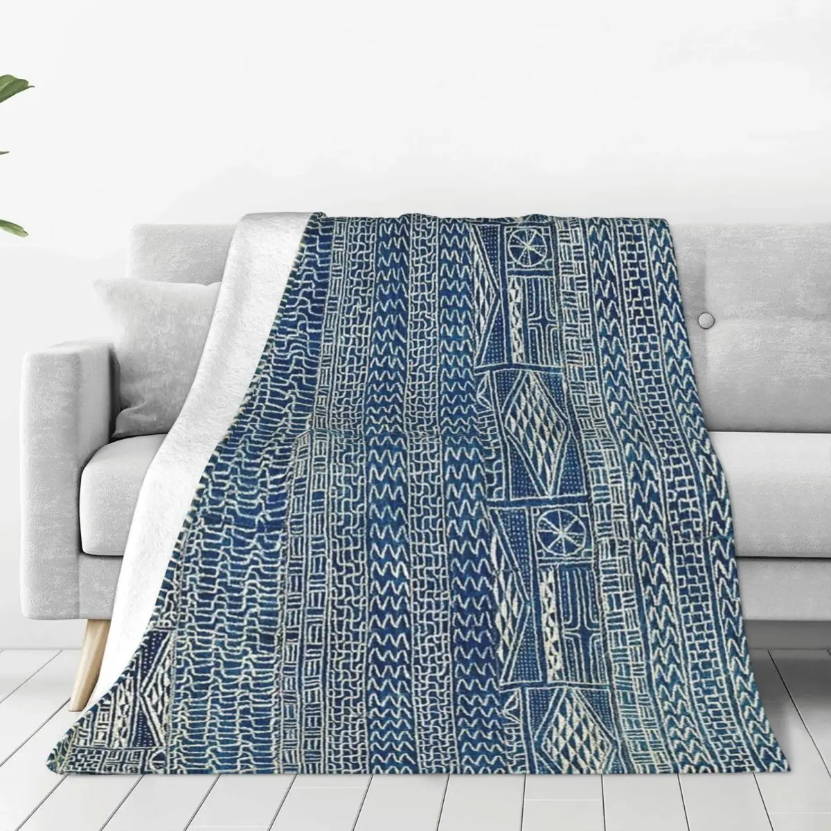 Ndop Cameroon West African Textile Blankets Fleece Warm Sofa Throw Blankets For Couch Bedding Office Throws Bedspread Quilt