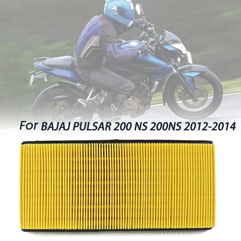 Motorcycle Air Filter For BAJAJ Pulsar 200 NS 200NS 2012-2014 Engine Intake Cleaner Filter