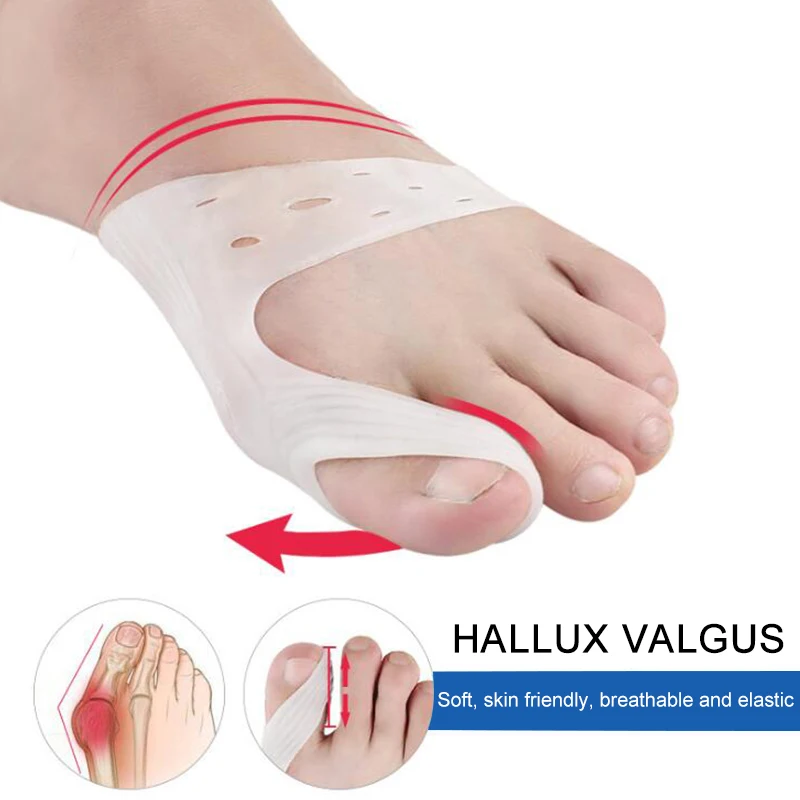 

2/4/6Pcs Sumifun Silicone Foot Corrector Toe Orthopedic Bunion Hallux Valgus Thumb Separators Foot Support Pad Pedicure Tools