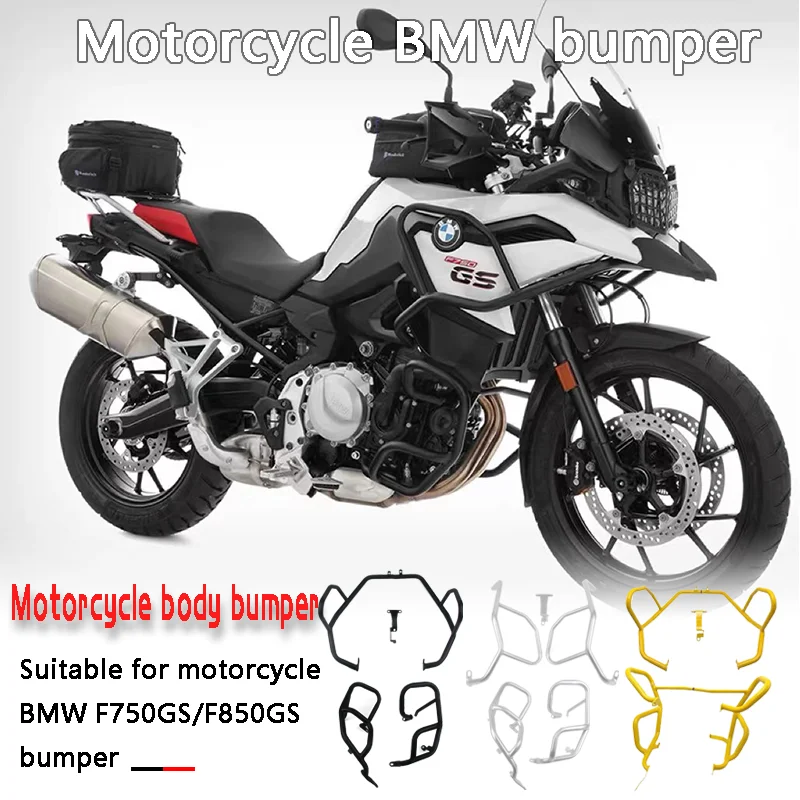 

For BMW F850GS F750GS F 750 850 GS 2017-2023 Motorcycle Engine Guard Fairing Frame Protector Upper Lower Crash Tank Bar Bumper