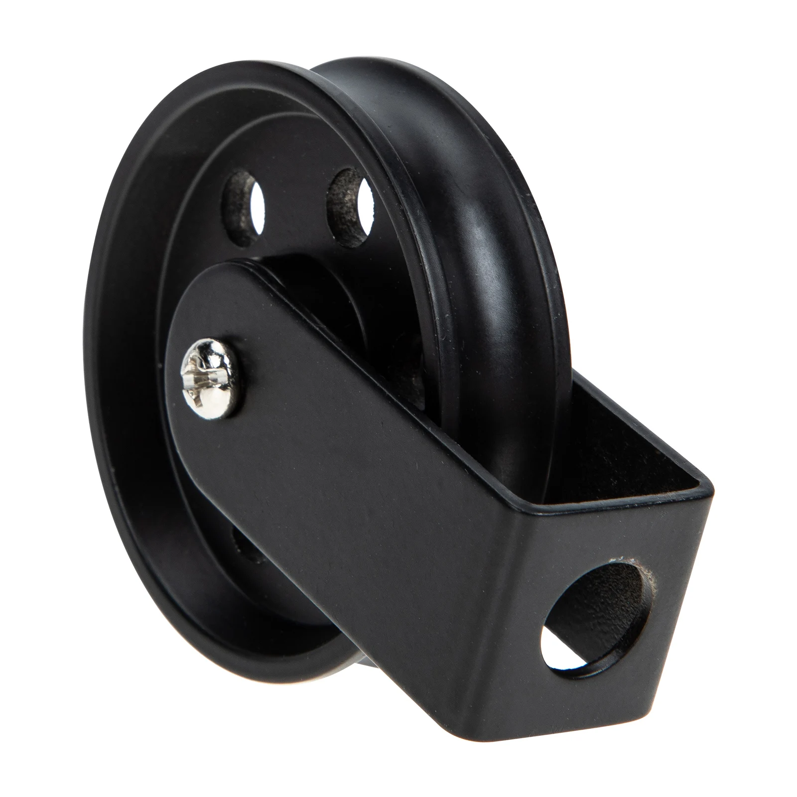

Black Pulley Wheel Lighting Accessories 50mm Iron Vintage for Pendant Lamp Wall Light Suspenders Hanging Durability