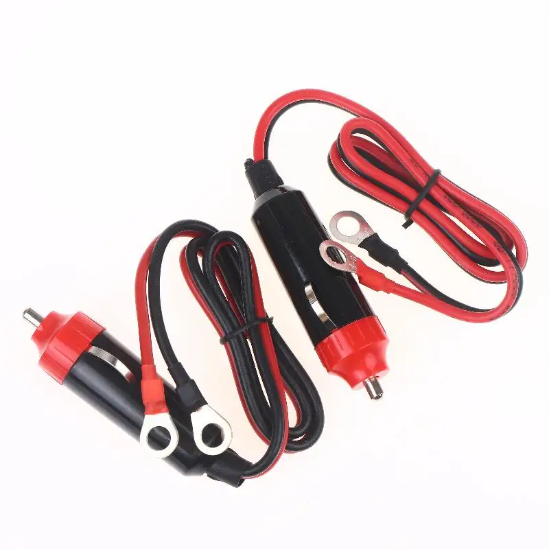 1/2/3Pcs Car Power Supply Inverter Wire 50cm Car Cigarette Plug Cable Socket With Battery Eyelet Terminal Connector - view 4