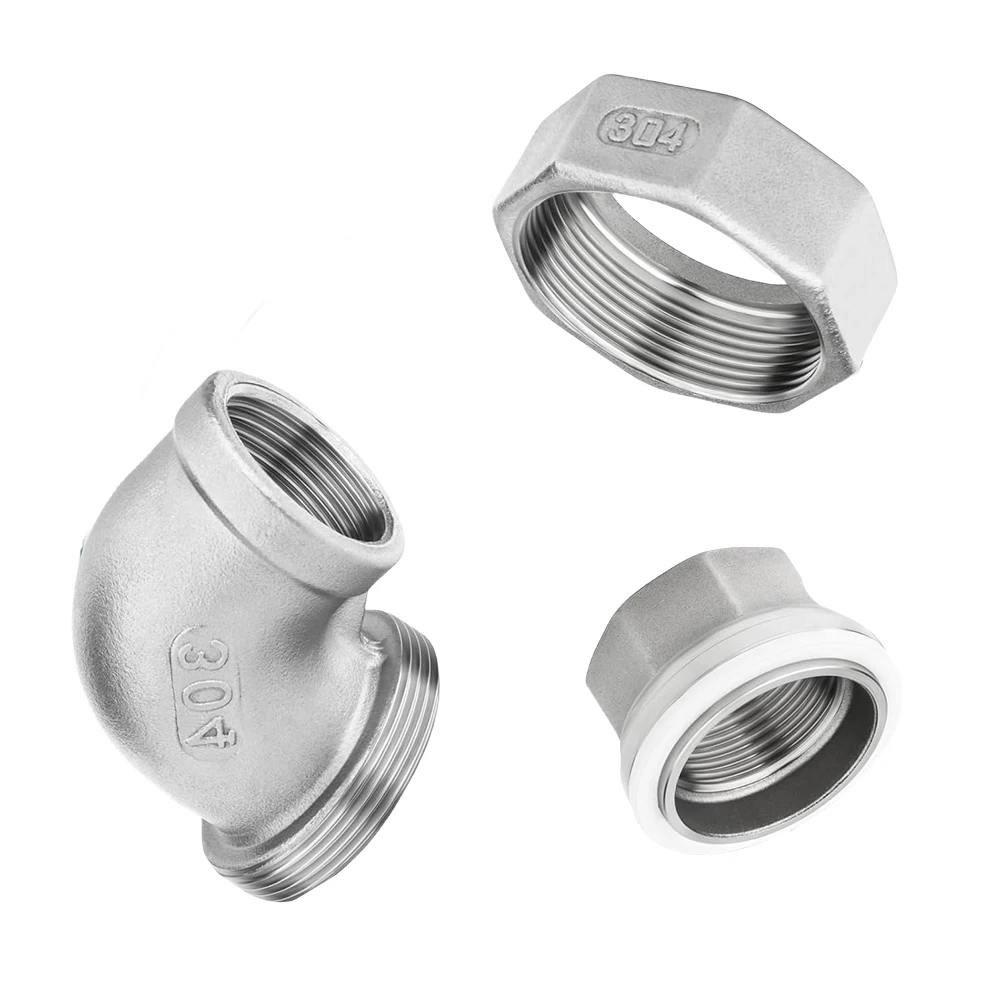 

Прямоугольный фитинг для установки трубопроводной системы из нержавеющей стали 304. Гибкий соединитель системы трубопроводов.