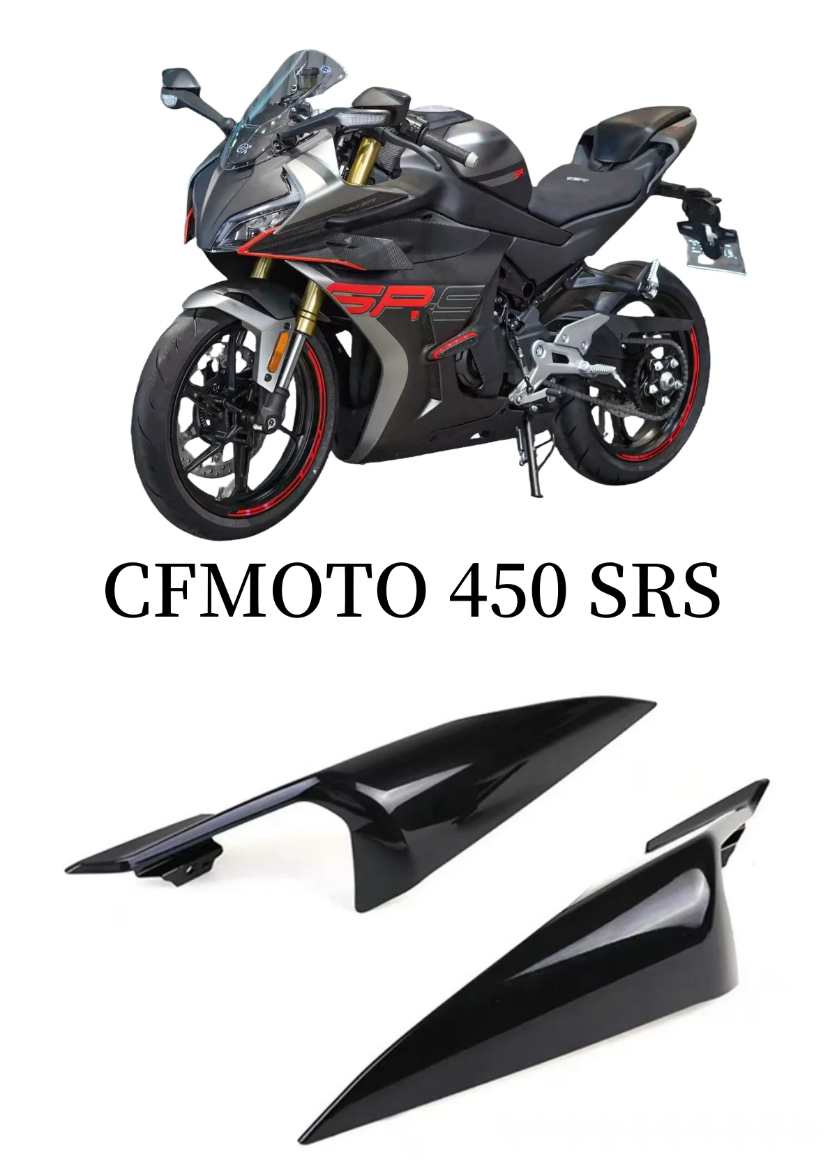 Pour CFMOTO 450 SRS 450SRS Accessoires d'origine Stores de feux arrière et bouclier droit CF400-9 culbuteur simple arrière aile