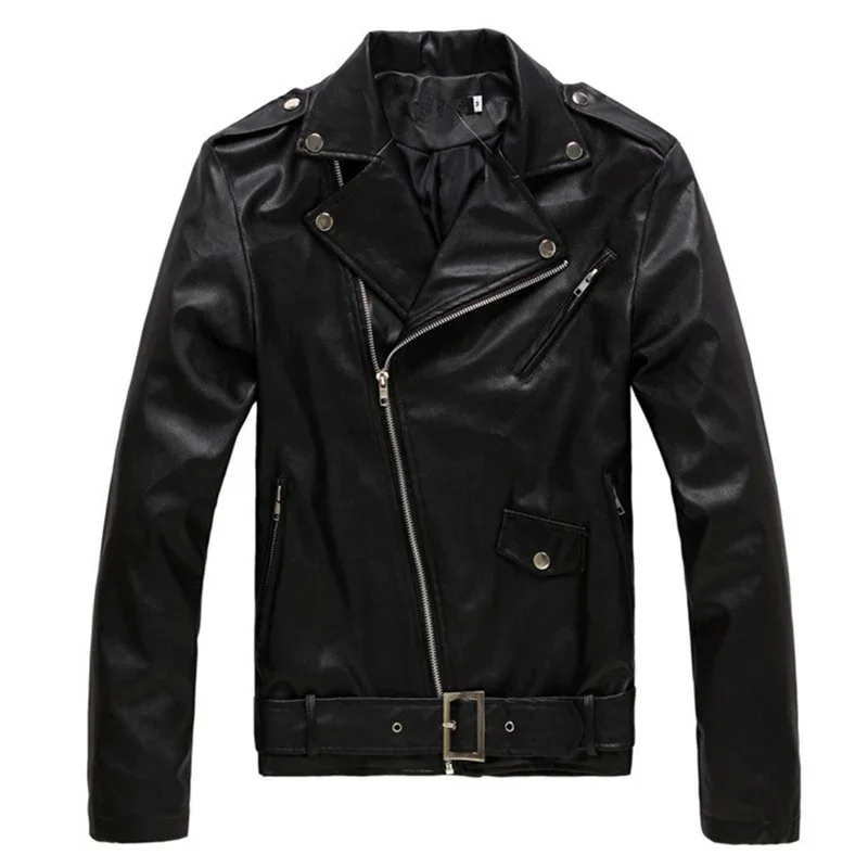 Mrmt  2024  Brand New Men's Leather Jacket Men Jackets Overcoat For Male Outer Wear Man Leather Coat Clothing Garment