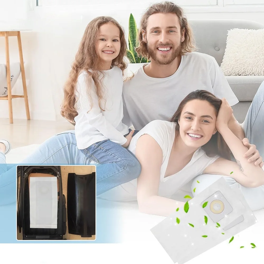 ใช้ได้กับอุปกรณ์เสริมเครื่องดูดฝุ่นถุงเก็บฝุ่น Bissell Style 7, ถุงกรองฝุ่นผ้าไม่ทอ, ถุงเก็บฝุ่น