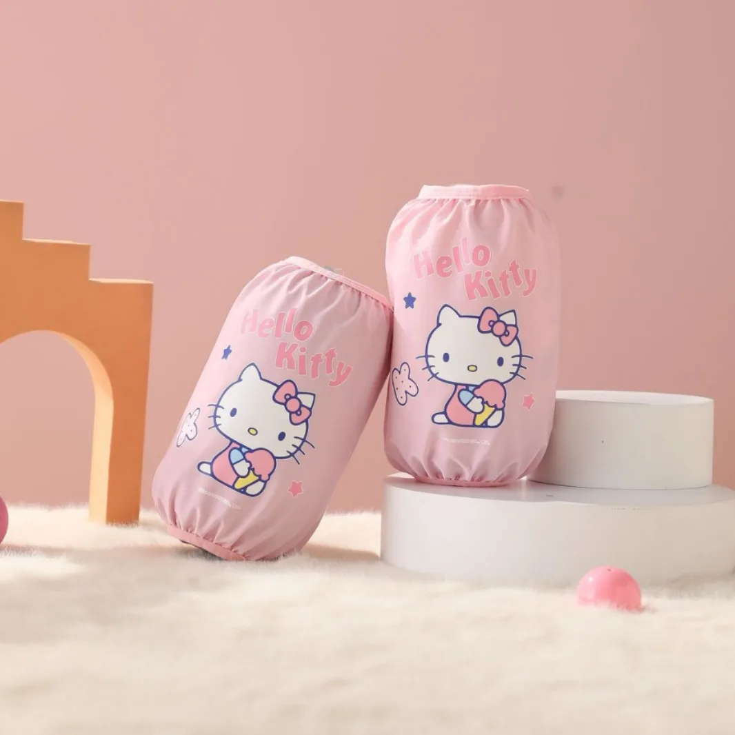 Sanrio Children Cuff Sleeves Hello Kitty My Melody Girls Soil-Proof Waterproof Down Jacket Sleeves Cute Kuromi Cuff Sleeves Gift