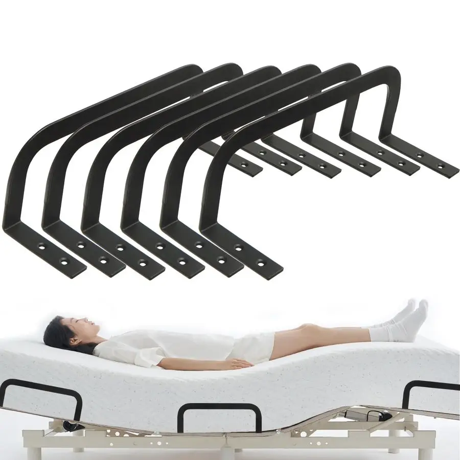 

Кронштейны-фиксаторы для матраса (6 шт.) – предотвращают скольжение матраса на ножках платформенных кроватей, регулируемых кроватей, матрасов для автодомов, матрасов для фургонов.