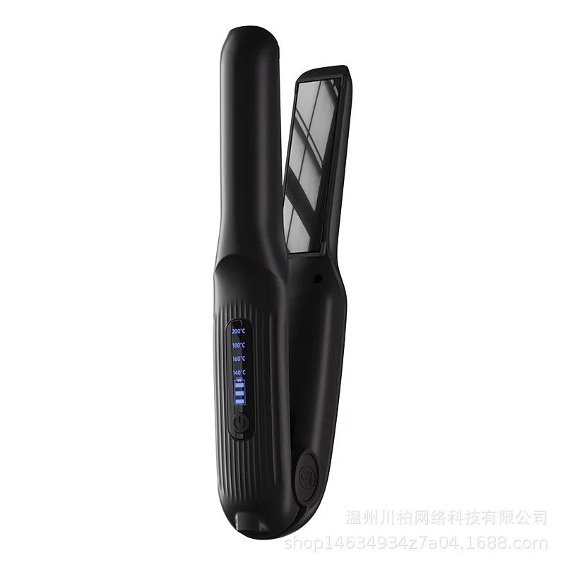 Wireless Hair Straightener Wireless Rechargeable Convenient Lock Bangs Roll Hair Straightener Dual-purpose Straight Plate Clip