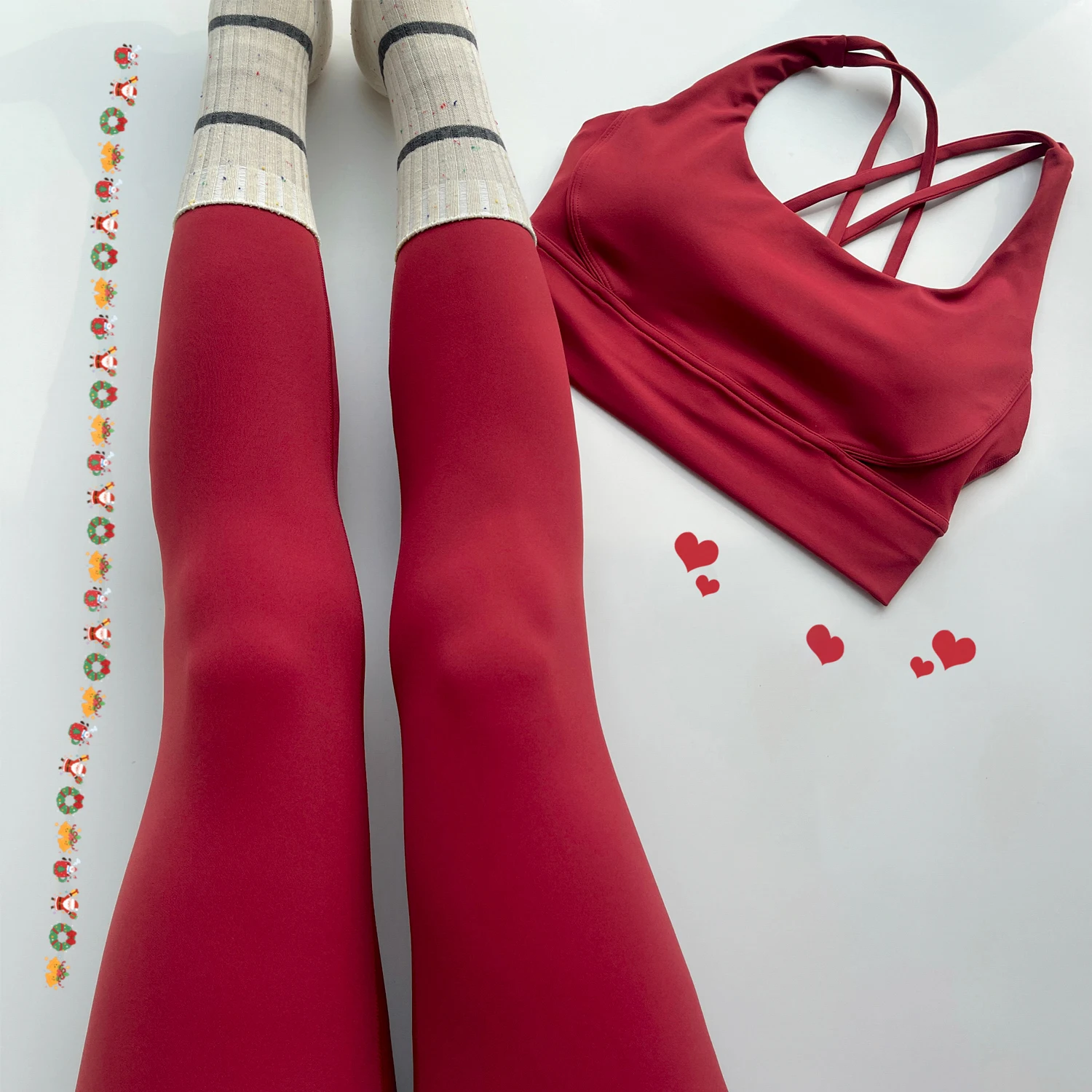 Christmas Hot Sale Fitness Female Leggings Running Pants Naked feeling Leggings High Waist Push Up Sport Women Yoga Pants