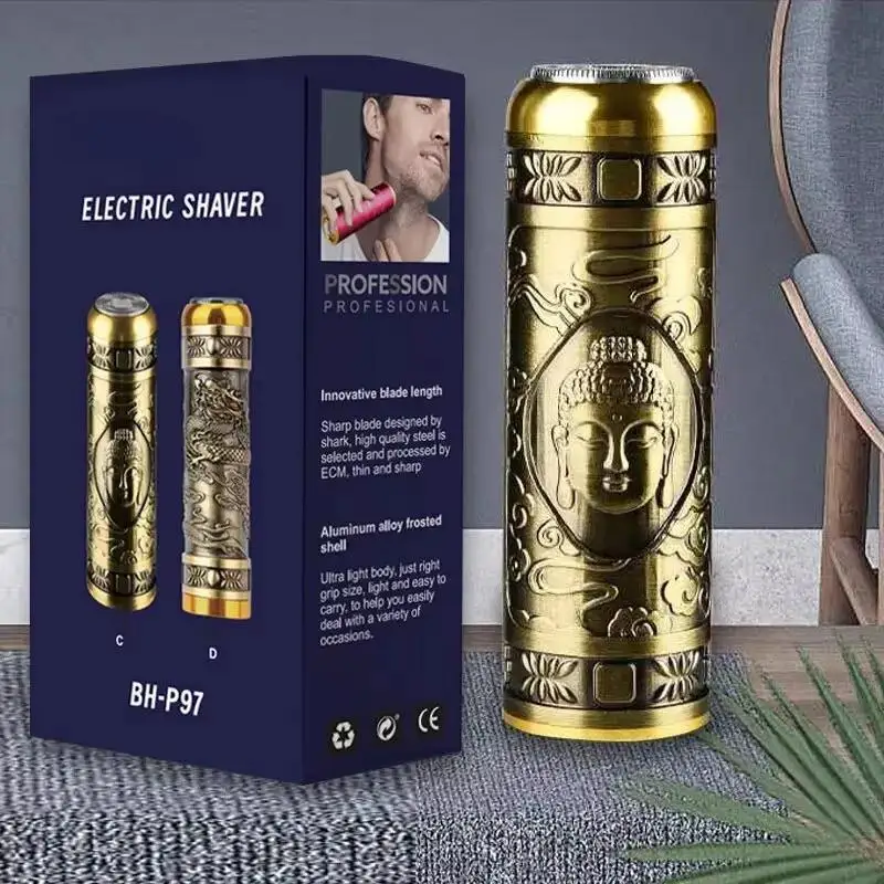 ماكينة حلاقة كهربائية صغيرة للرجال ماكينة حلاقة مقاومة للماء خالية من التهيج ماكينة حلاقة إغلاق بشكل مريح ماكينة حلاقة الحلاقة
