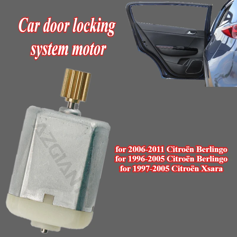 

AZGIANT car door locking system motor for Citroën Berlingo 1996-2006-2005 Xsara 1997-2005 plastic cover carbon brush auto parts