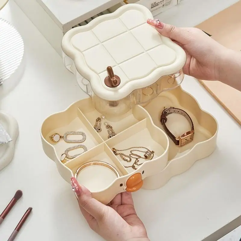  Modern Multi Tiers Jewelry Box for Efficient Space Management Accessories Holder Space saving Cosmetics Organiser