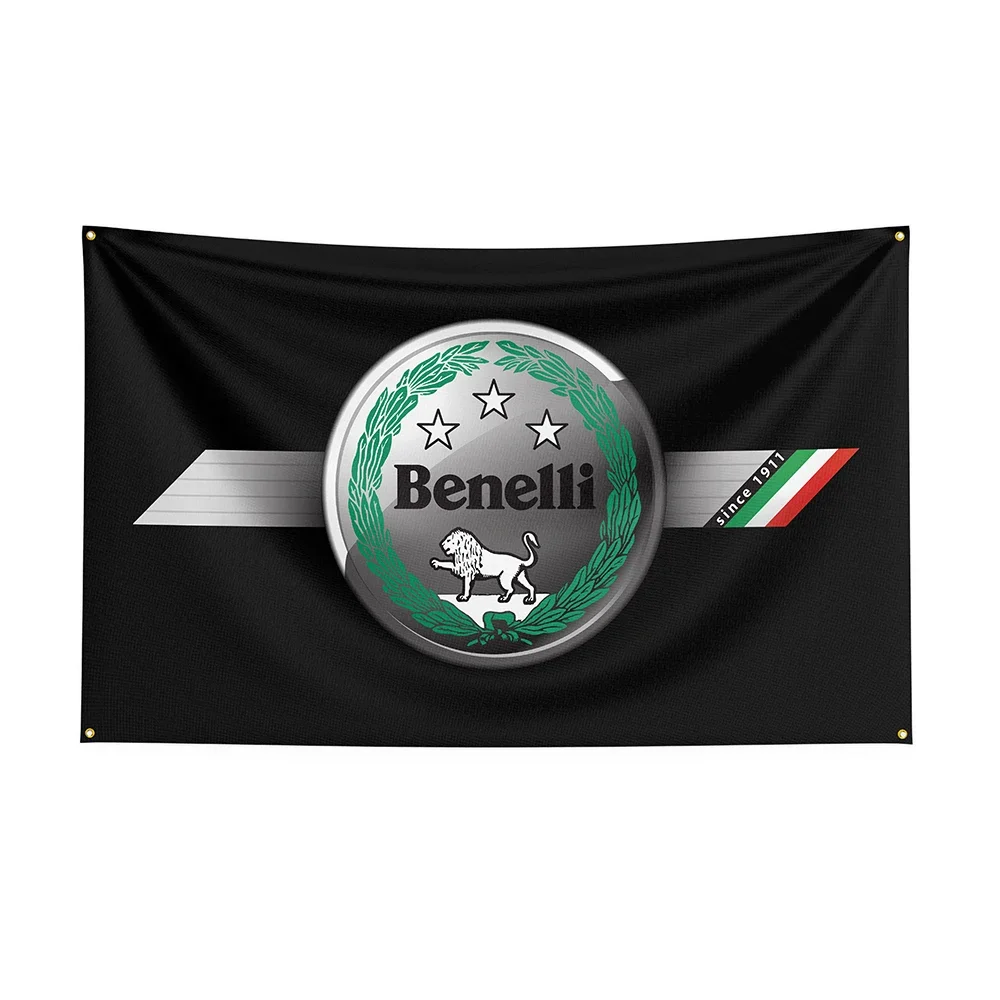 3x5Ft Benellis Flag Polyester Printed Racing Car Banner For Decor