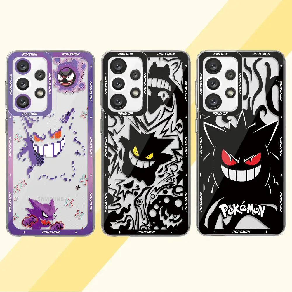 Phone Case for Samsung Galaxy A10s A71 A30 A50 A05s A20s A04 A03 Core A03s A31 A51 A03 A02 Pokemon Gengar Cover