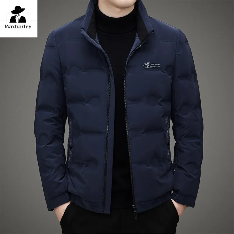 2024 New 95% White Duck Down Jacket Men's Winter Business Luxury stand collar Windproof Warm Coat high quality Short Down Jacket