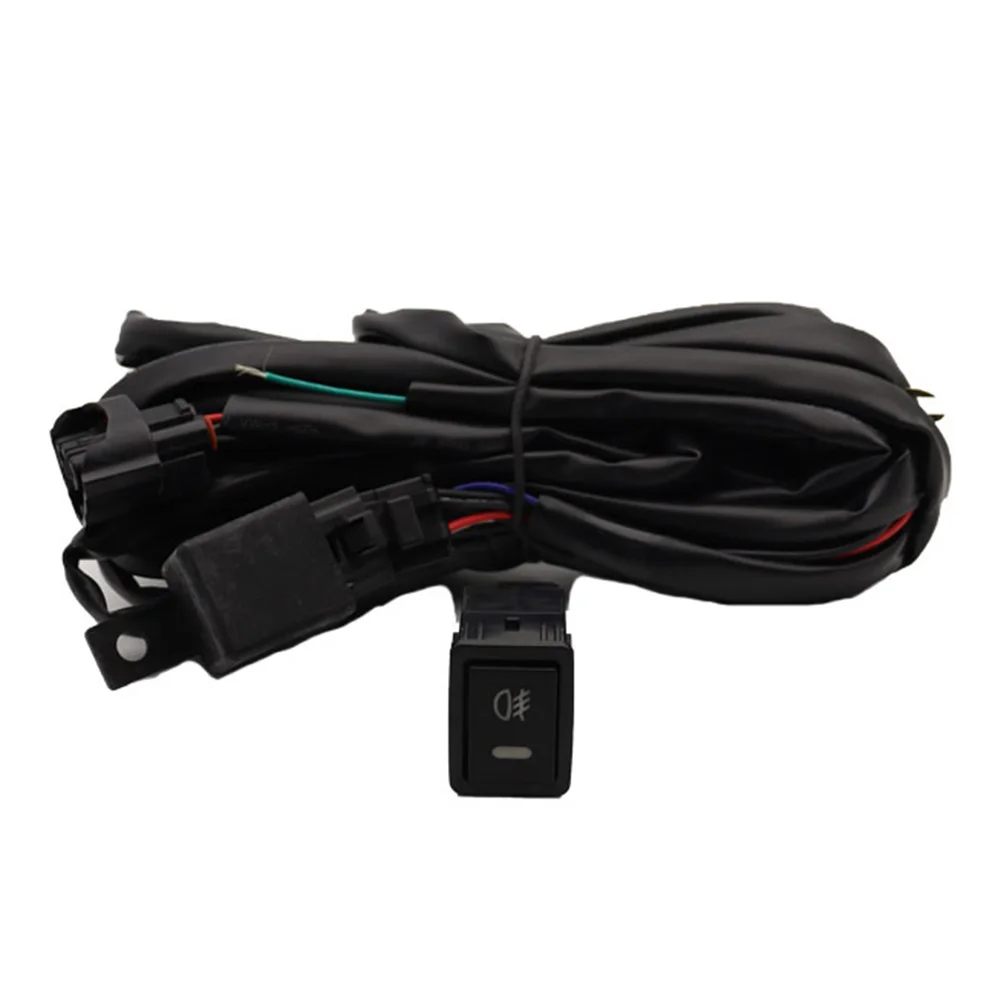 

Excellent-1Set Car Front Bumper LED Fog Light W/ Bulb Wiring Switch Kits For Nissan Murano 2019-2024 Driving Fog Lamp Cover Beze