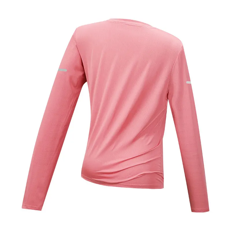 Women's Quick Dry Long Sleeve Sport T Shirt Fitness Ice Breathable Running T-Shirt Women Lightweight Sun Protection Long Sleeves