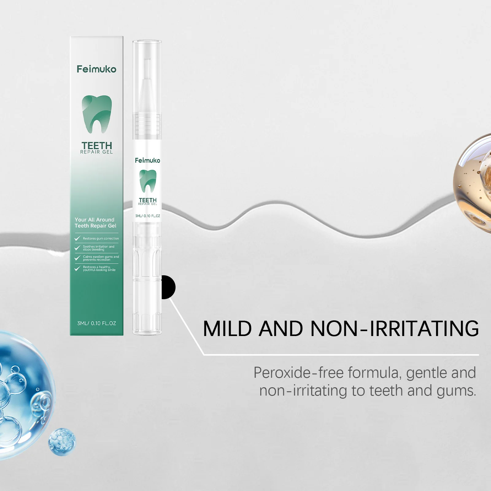 Feimuko Dental Care Gel Gentle Care For Oral Care Daily Moisturizing Gums Comfortable And Beautiful Smile Maintains Oral Comfort