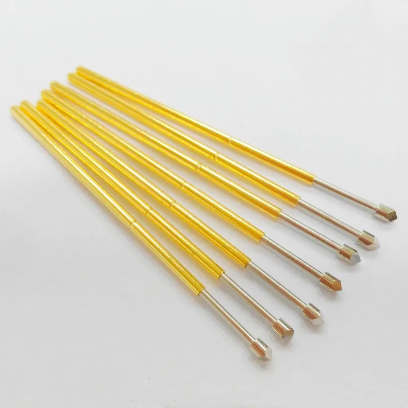 20/100個 PL50-T2 スプリングテストピン PL50-T テストプローブ 銅製ポゴピン 金属テストニードル テストツール 直径27.8mm 0.68mm 0.90mm 0.48mm