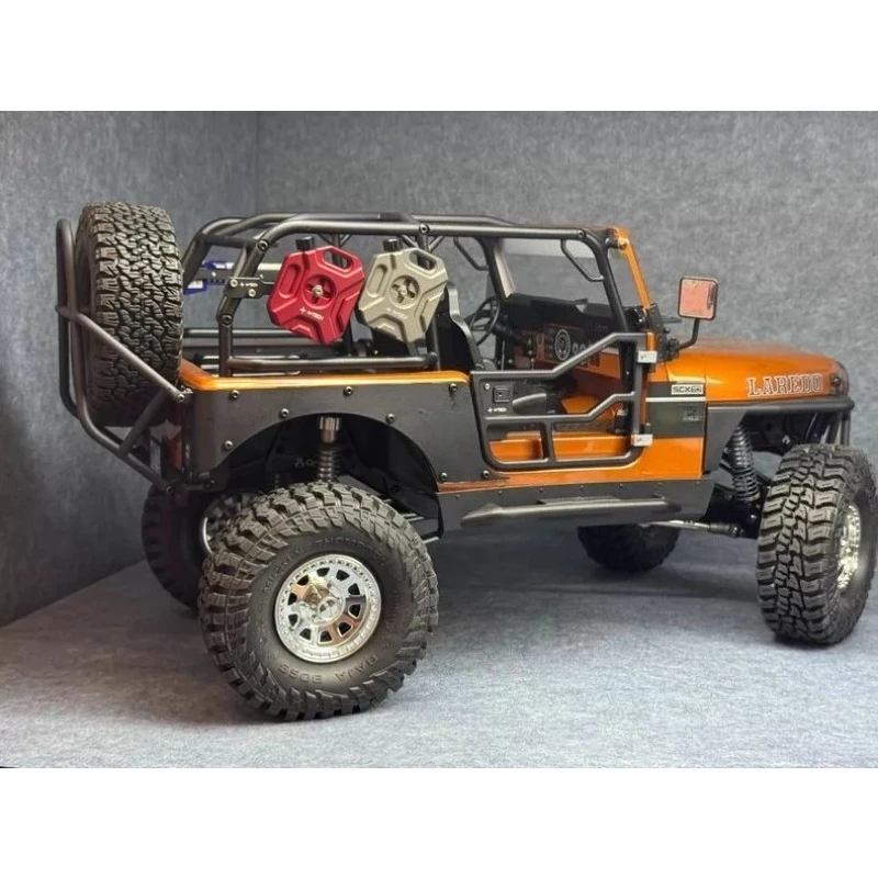 CNC Trunk Expansion Rack Metal Accessories for Axial SCX10 III Jeep CJ-7 1/10 RC Crawler Simulation Upgrade Parts