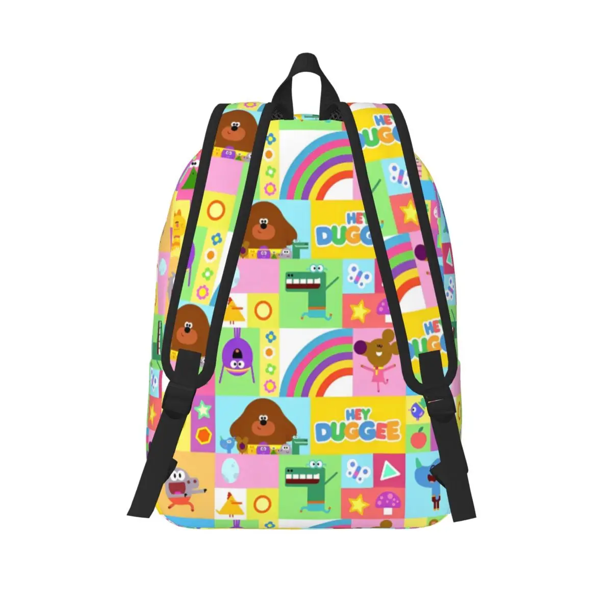 กระเป๋าเป้สะพายหลัง Amin H-Hey D-Duggees สำหรับผู้ชายผู้หญิง กระเป๋าเป้ลำลองสำหรับนักเรียน นักธุรกิจ ใส่แล็ปท็อป ผ้าแคนวาส สำหรับเล่นกีฬา