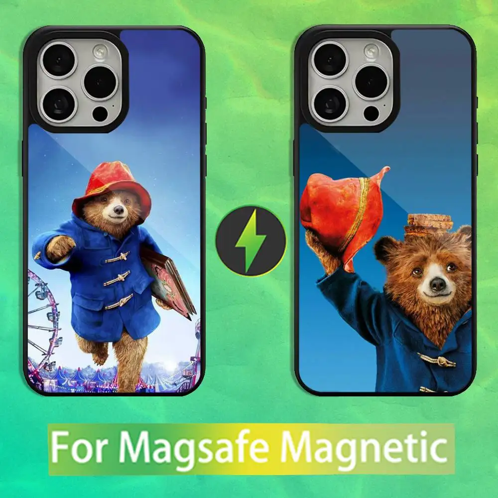 

Cute P-paddingtons B-bears Phone Case For iPhone 16,15,14,13,12,11,Pro,Max,Plus,Mini,Magsafe,Magnetic Wireless Charging Case