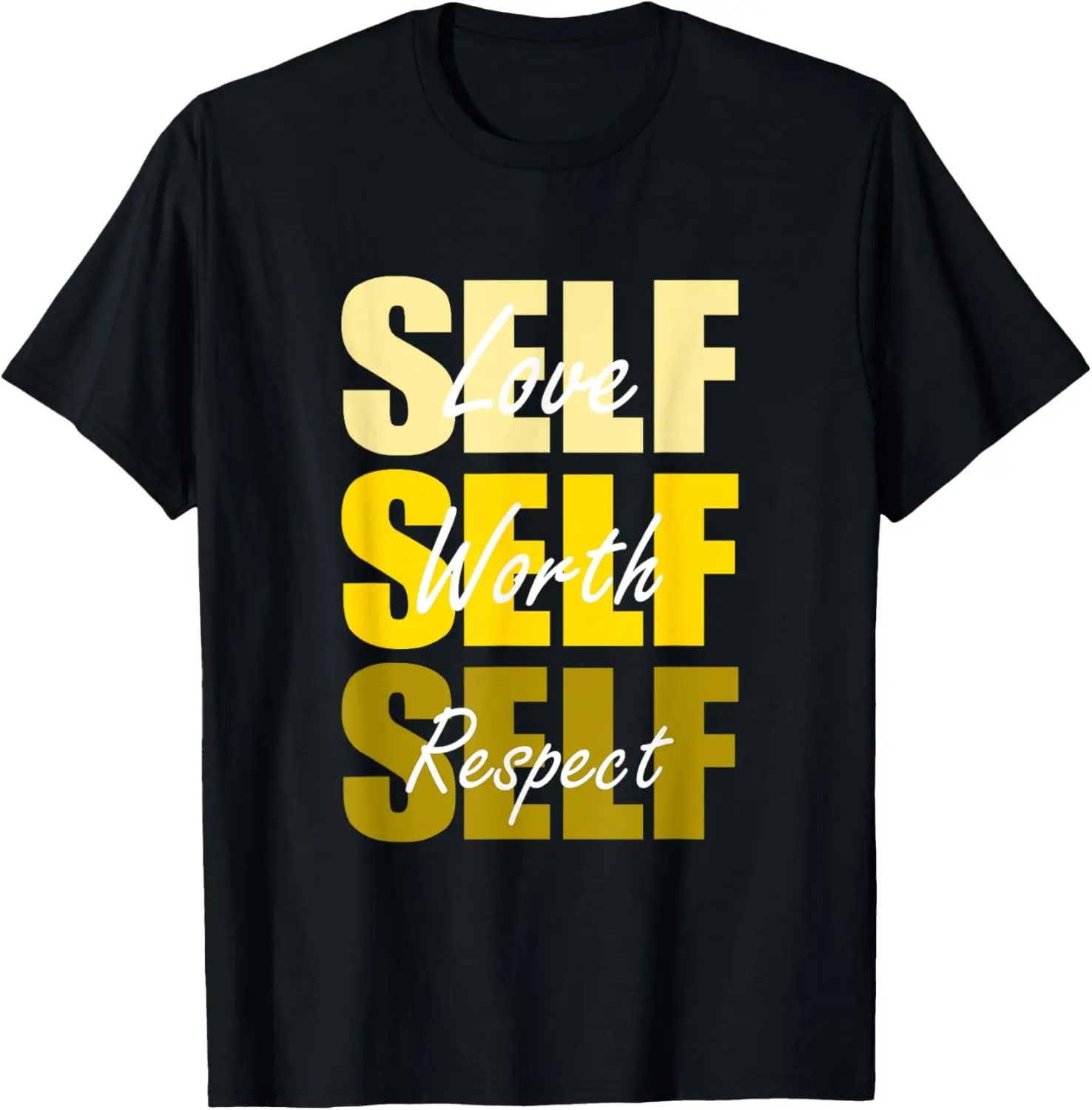 

Футболка с рисунком желтого цвета University-Gold Self-ish X 3, Varsity