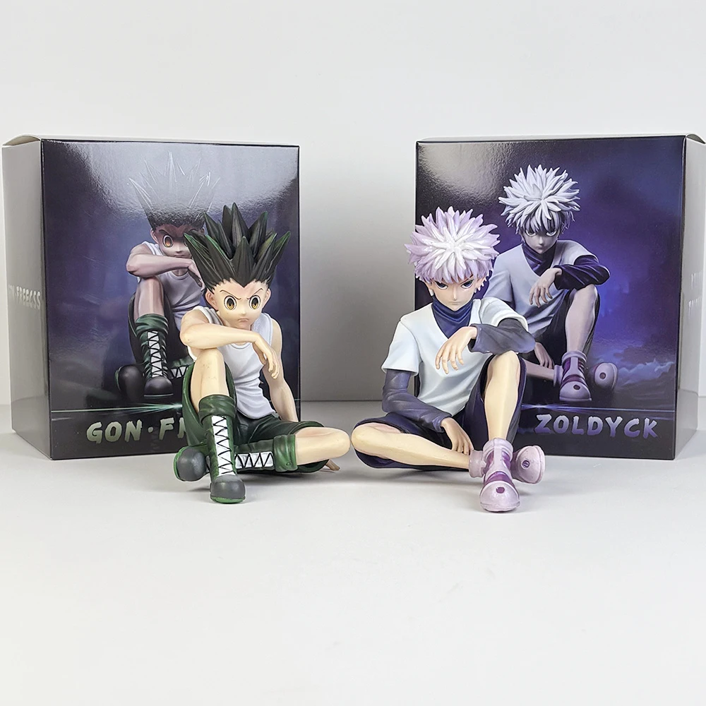 12 センチメートルアニメハンター × ハンターキルア · ゾルディック & ゴン FREECSS アクションフィギュアモデル PVC 誕生日ギフト