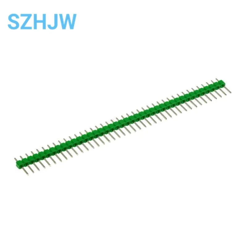 10PCS/LOT 40Pin 1x40  Colorful Single Row Male 2.54MM Breakable Pin Header Connector Strip Pin For Diy Kit