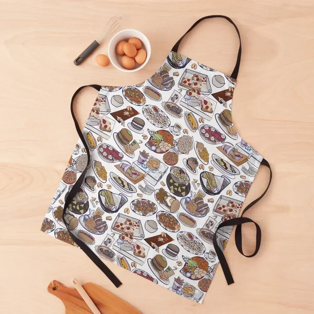 

A Delicious Tour of Wheeling Pattern Apron women's kitchens kitchen and home Camping Chef Uniform Apron