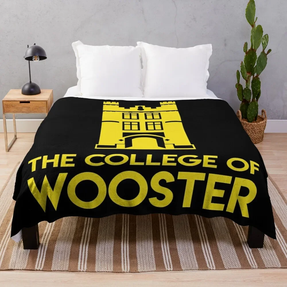 College of Wooster Throw Blanket Multi-Purpose Hairys Large For Baby Blankets