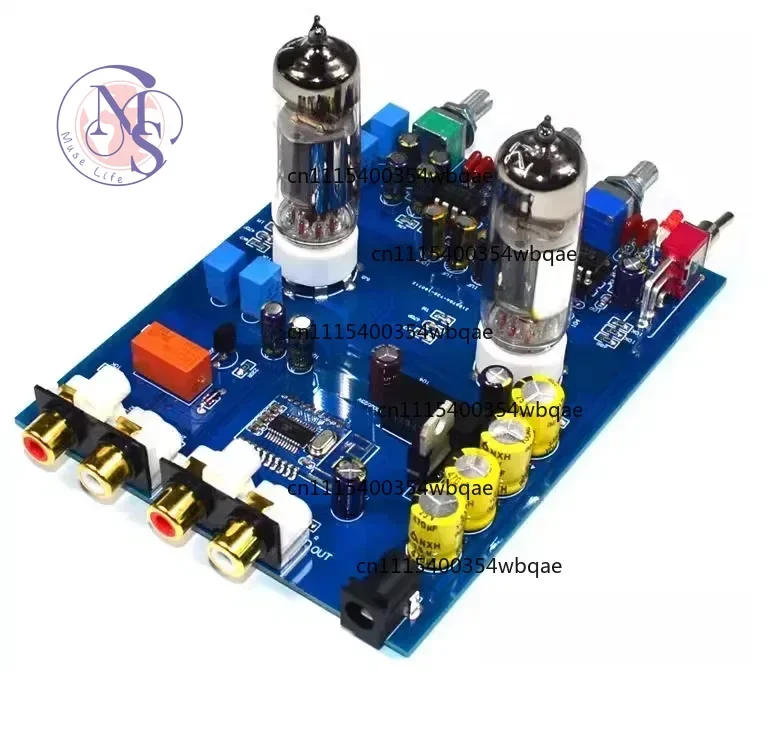 ZOCI-FOR-6J5 Vacuum Tube Preamplifier Board NE5532 HIFI Bluetooth Tone Control Preamp Module, Replacement Parts
