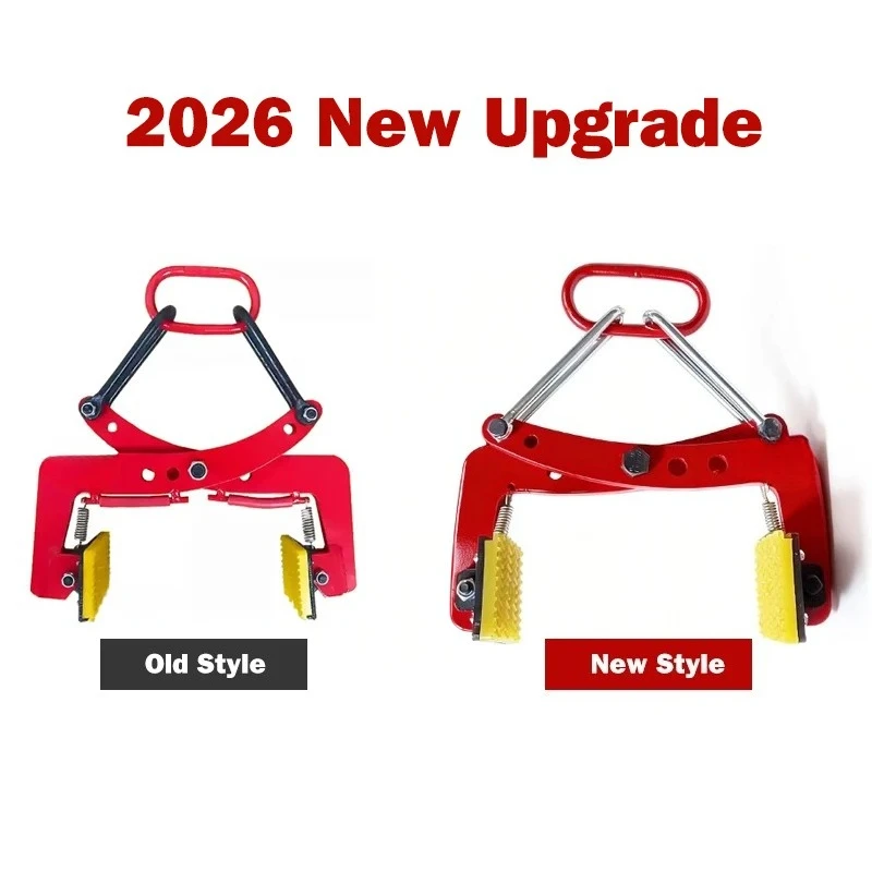 Heavy Duty Adjustable Jaw Wide Stone Lifting Clip with Rubber Lined Jaw for Curb Stone Marble Lifts Anti- Rubber