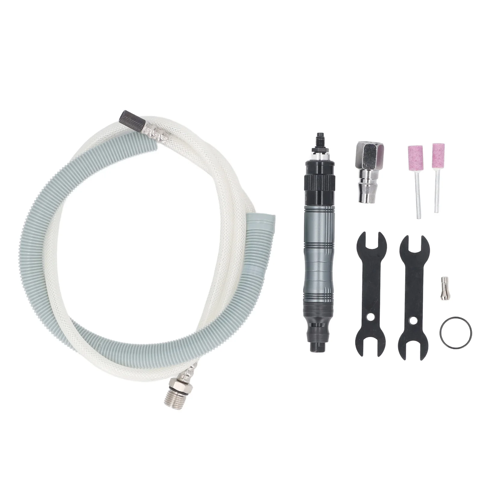 KP-6110 Mini Air Die Grinder Kit 1/4in 70000 RPM Pneumatic Pencil with 2.38mm/3mm Collet for Cutting Polishing Welding